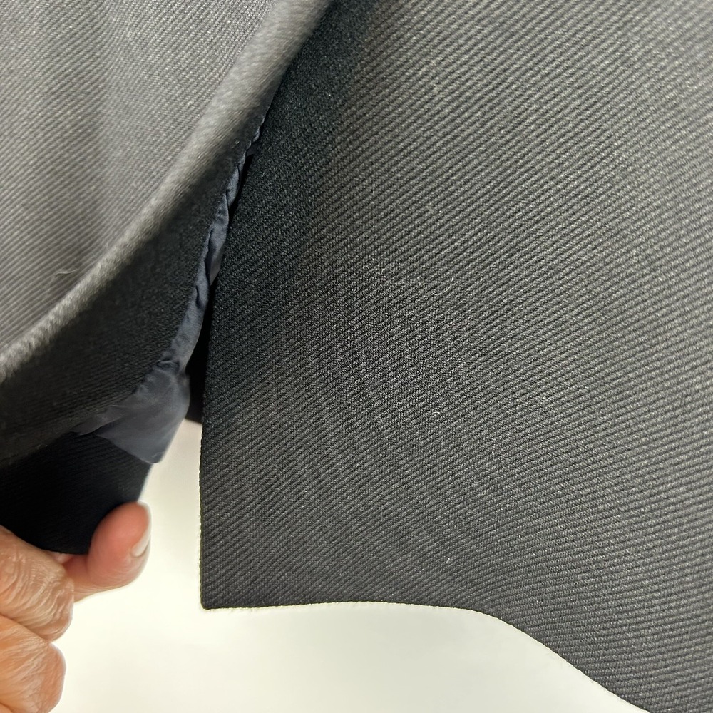 J Crew 365 Blazer Womens 14 ? Black Open Lined Pockets Office Funeral Read - Picture 4 of 13